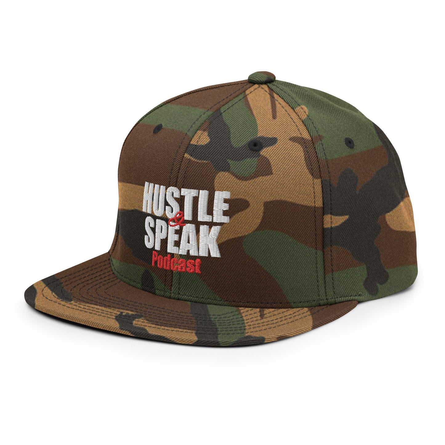 Hustle & Speak Podcast Snapback Hat