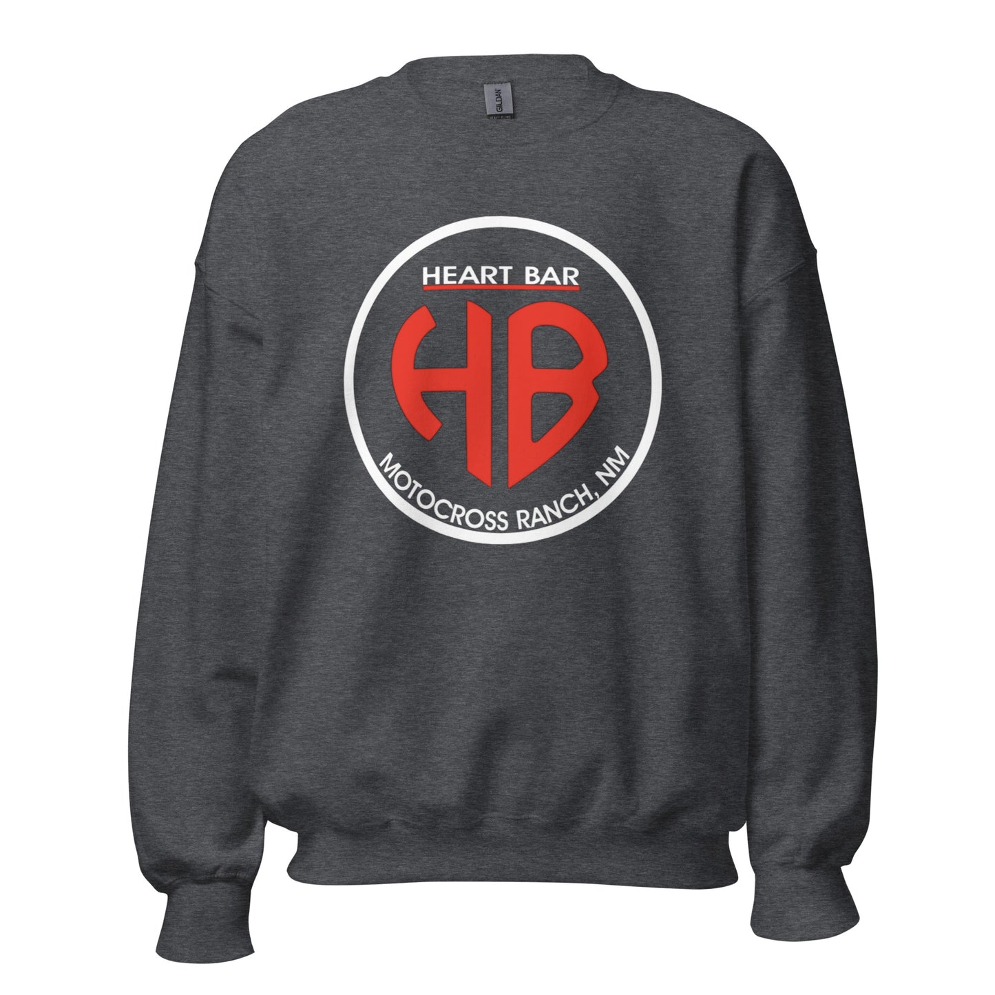 Heart Bar Motocross Crewneck Sweatshirt