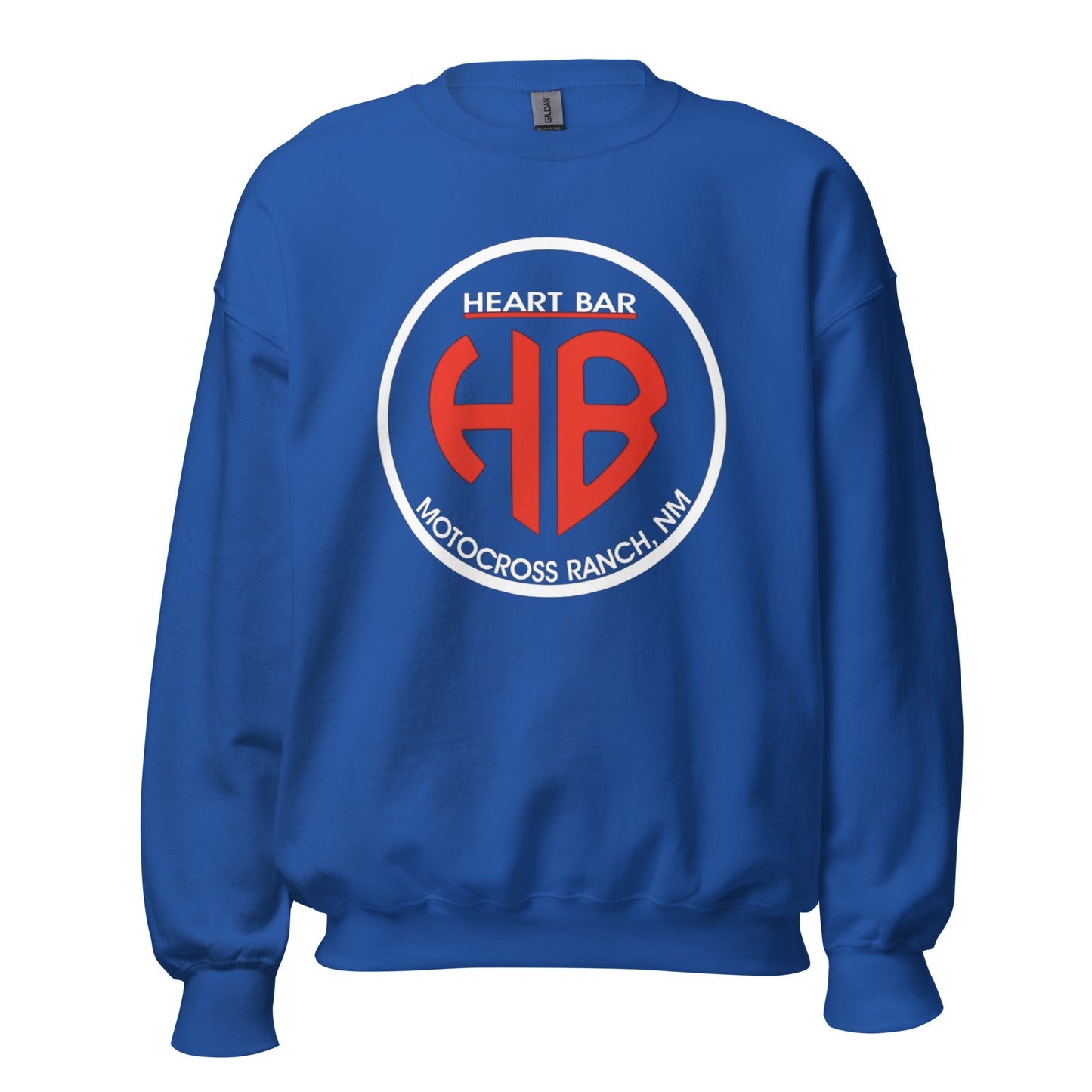Heart Bar Motocross Crewneck Sweatshirt