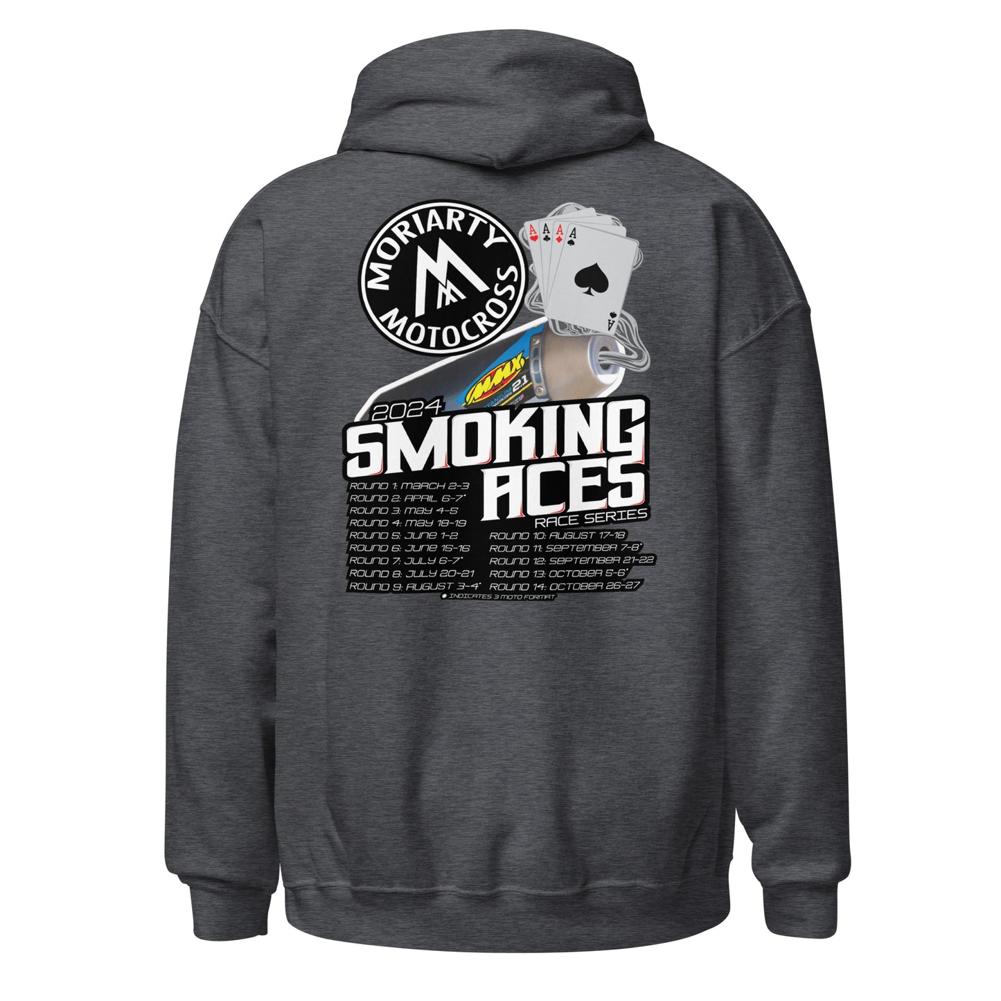 Moriarty MX Smoking Aces Unisex Hoodie