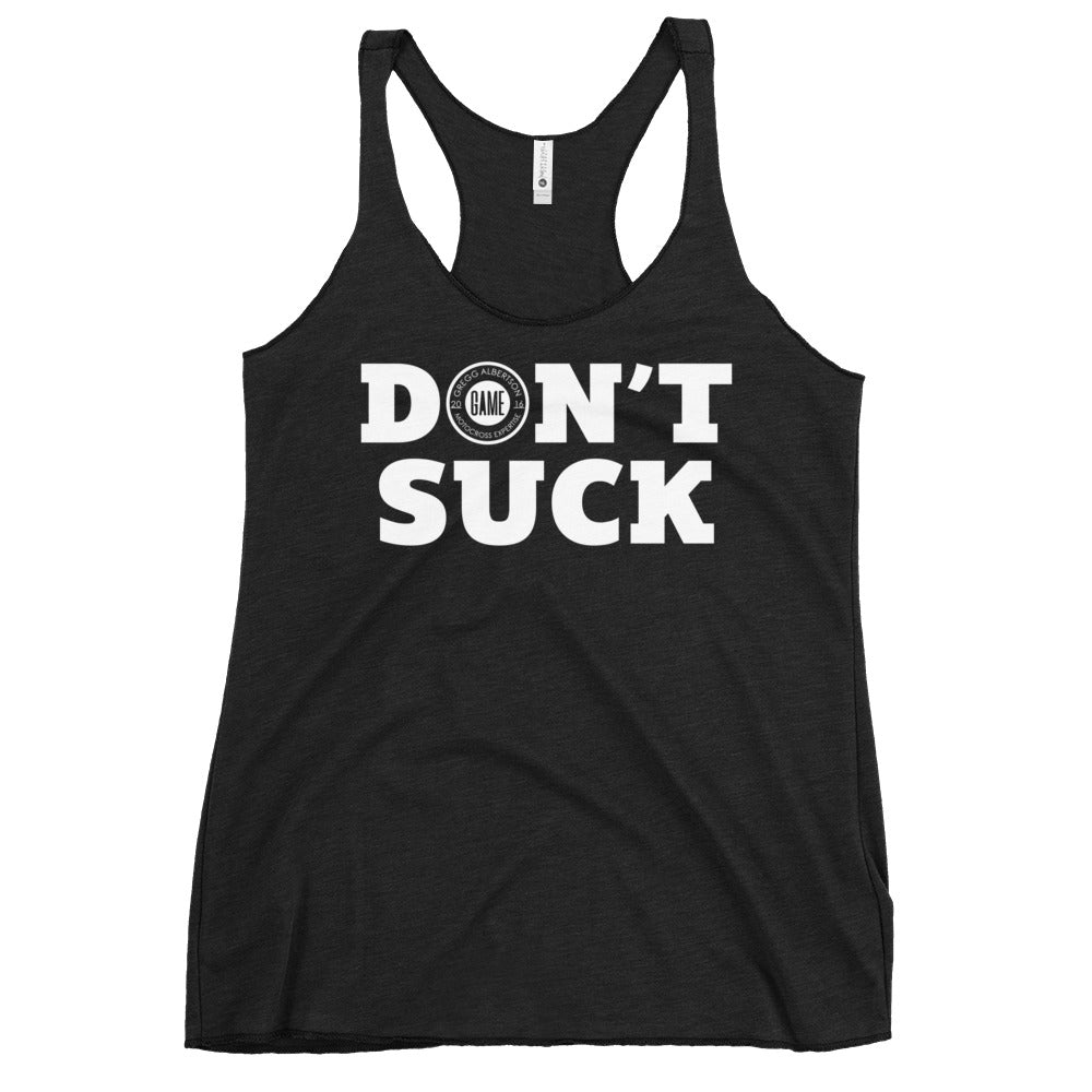 GAME Moto Don't Suck Women's Racerback Tank
