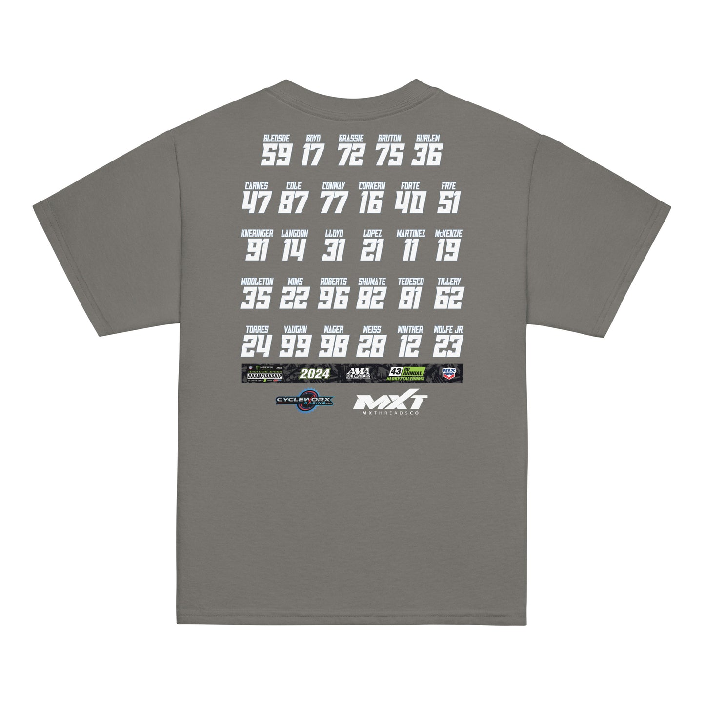Cycleworx LL24 Roster YOUTH Classic Tee