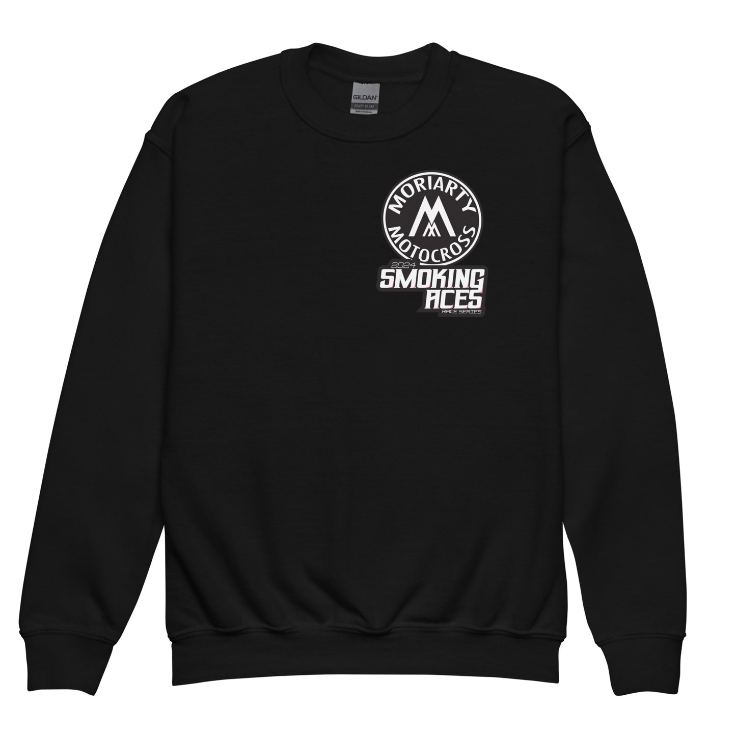 Moriarty MX Smoking Aces YOUTH Crewneck Sweatshirt