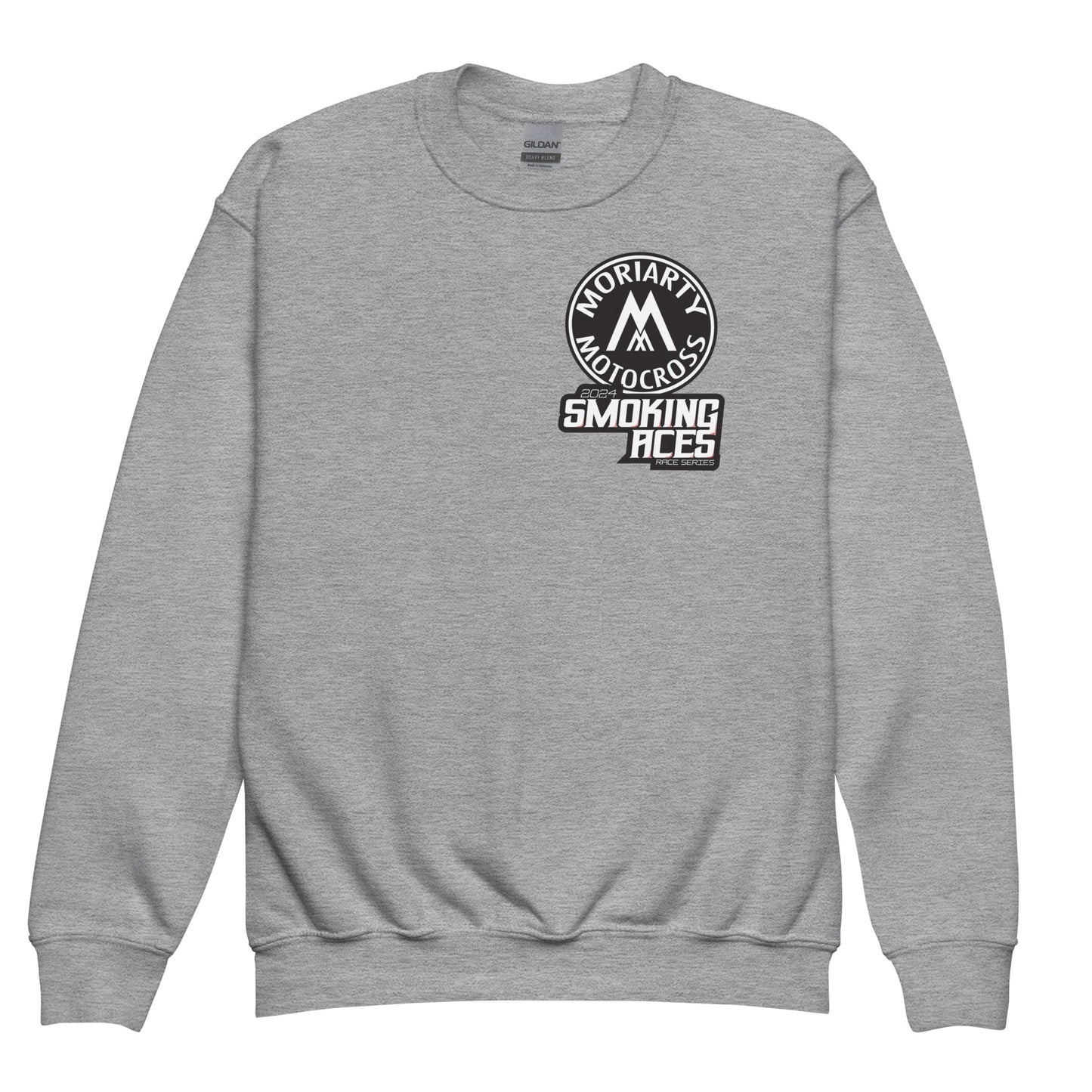 Moriarty MX Smoking Aces YOUTH Crewneck Sweatshirt