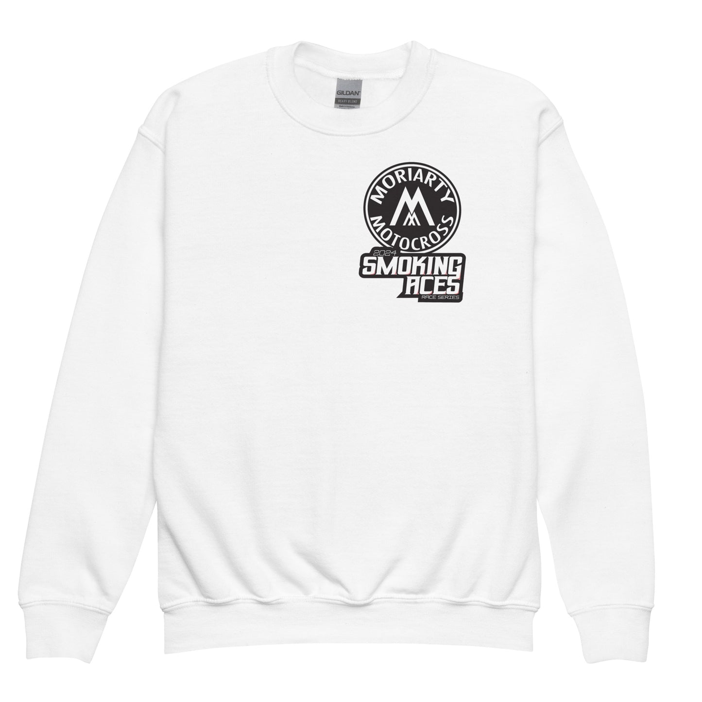Moriarty MX Smoking Aces YOUTH Crewneck Sweatshirt
