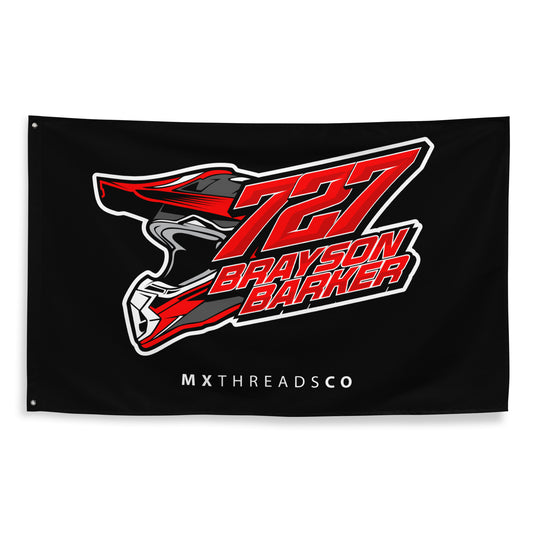 Brayson Barker 727 Pit Flag