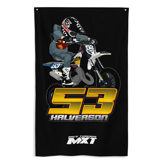 Ellis Halverson Pit Wall Flag