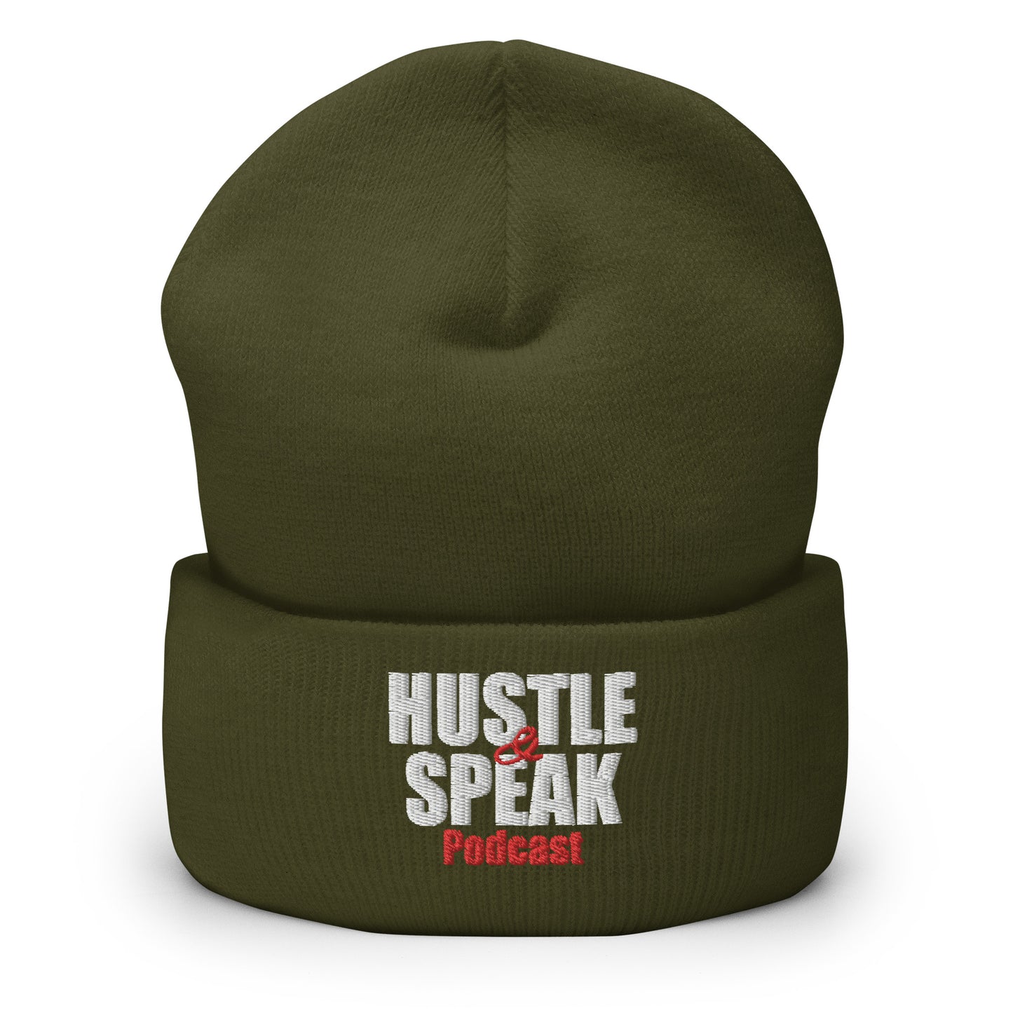 Hustle & Speak Podcast Cuffed Beanie