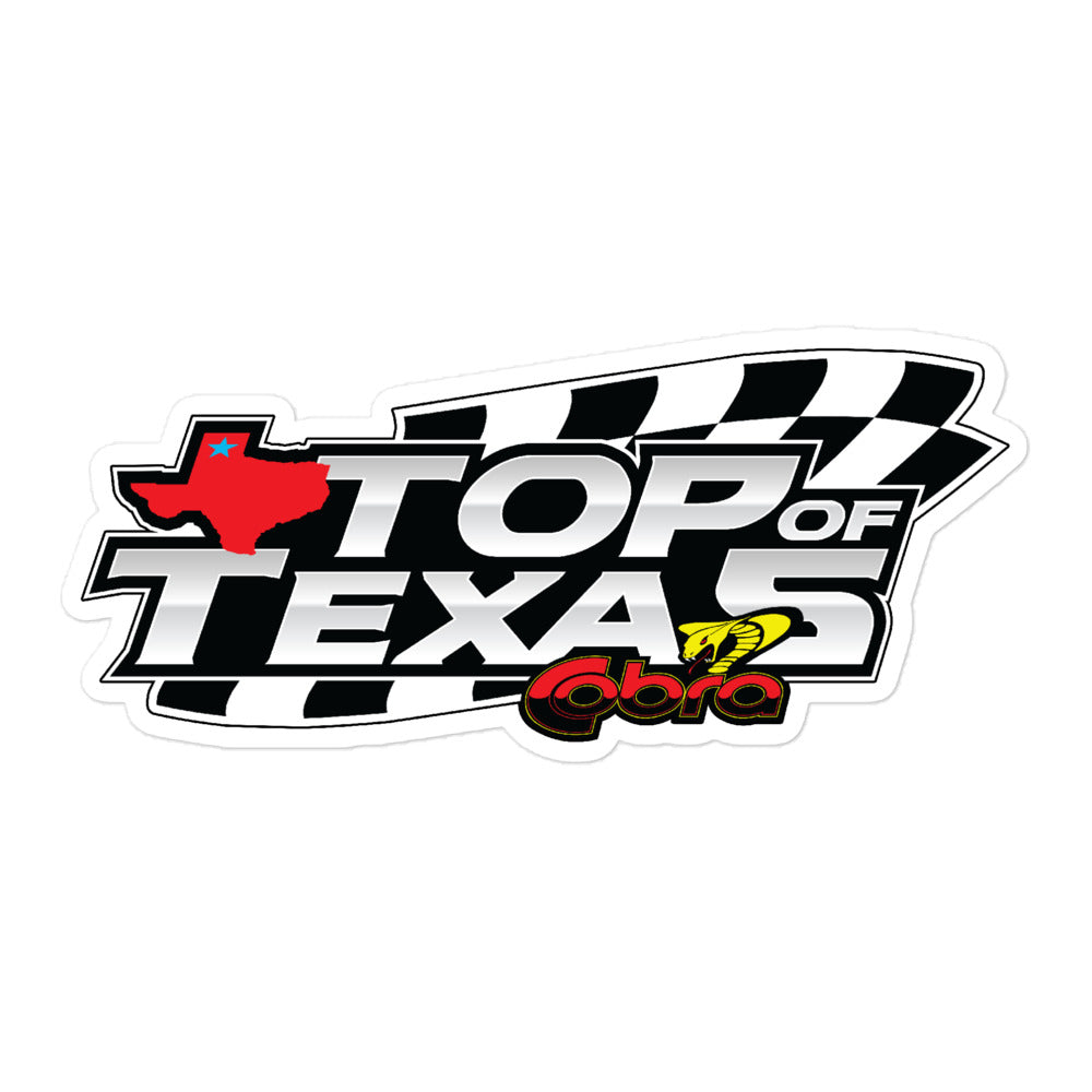 Top of Texas Vinyl Sticker