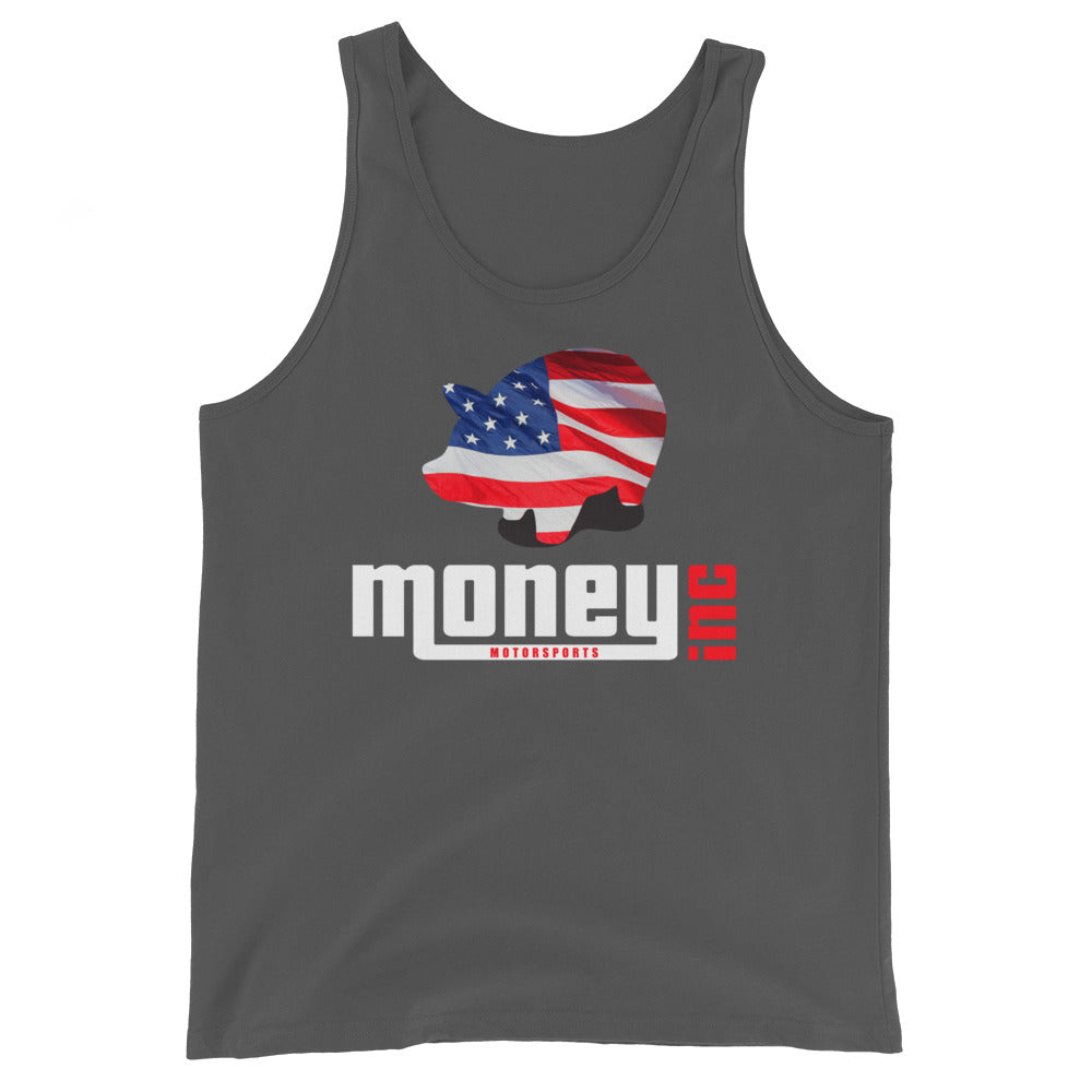 Money Inc Motorsports July 4th Edition Unisex Tank Top