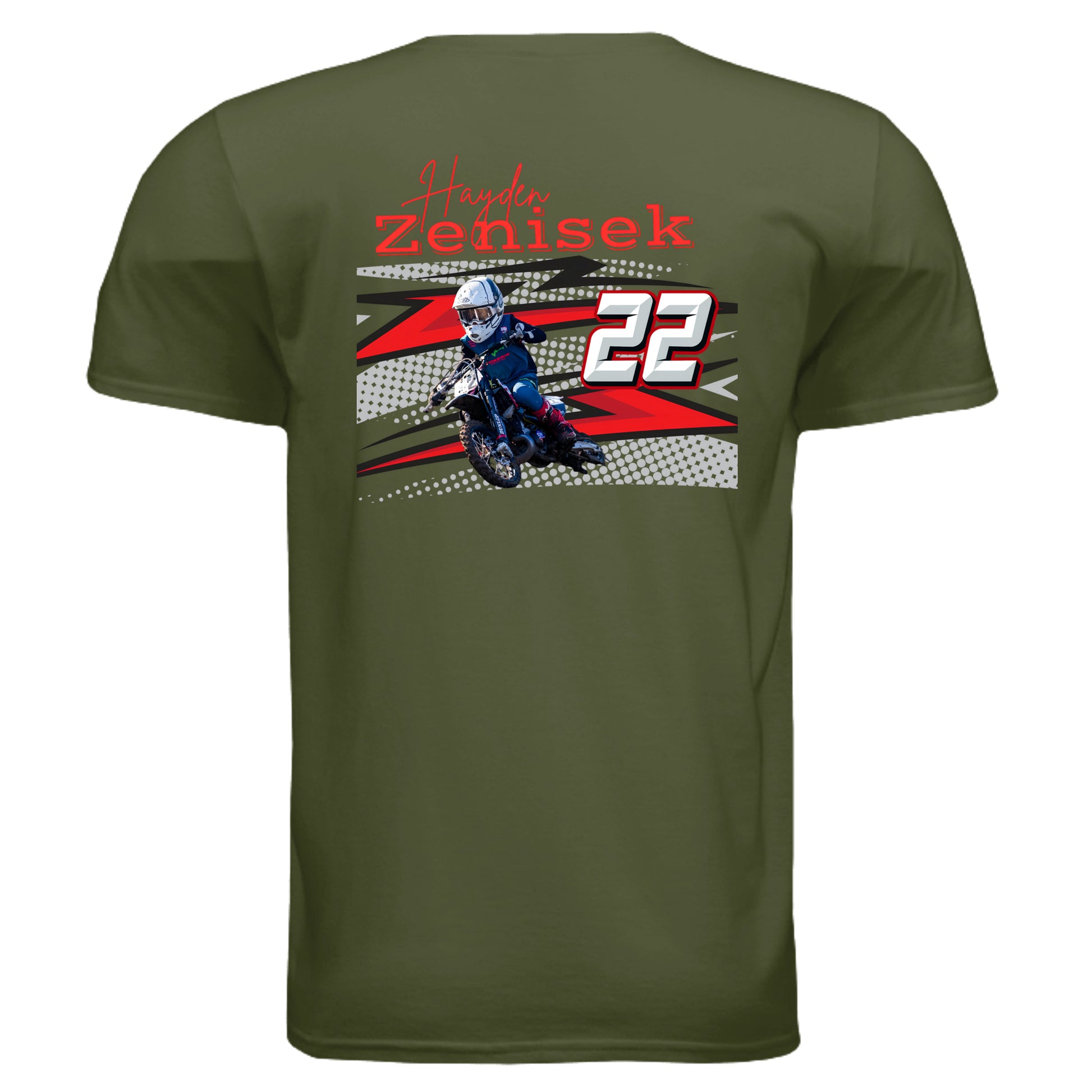 MILITARY GREEN - G640 - BACK