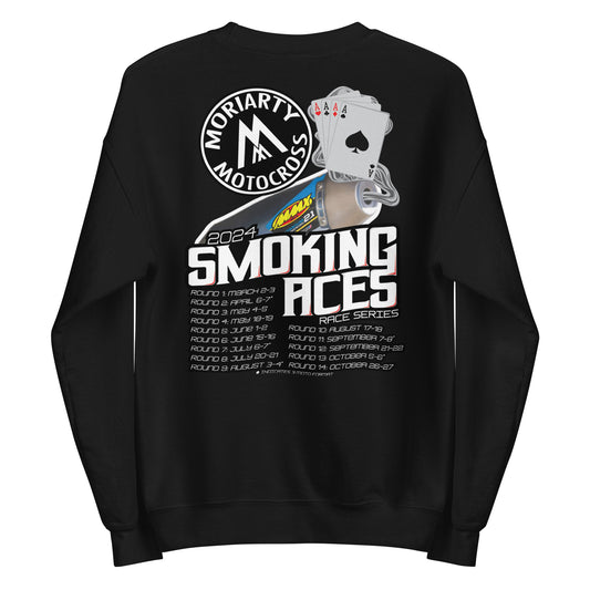 Moriarty MX Smoking Aces Crewneck Sweatshirt