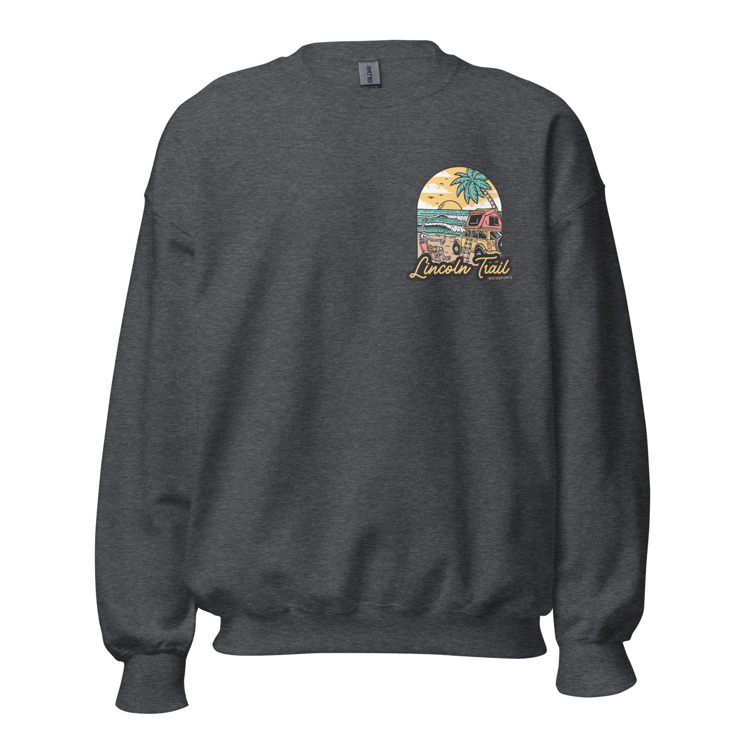 Lincoln Trail Good Times, Good Rides Crewneck Sweater