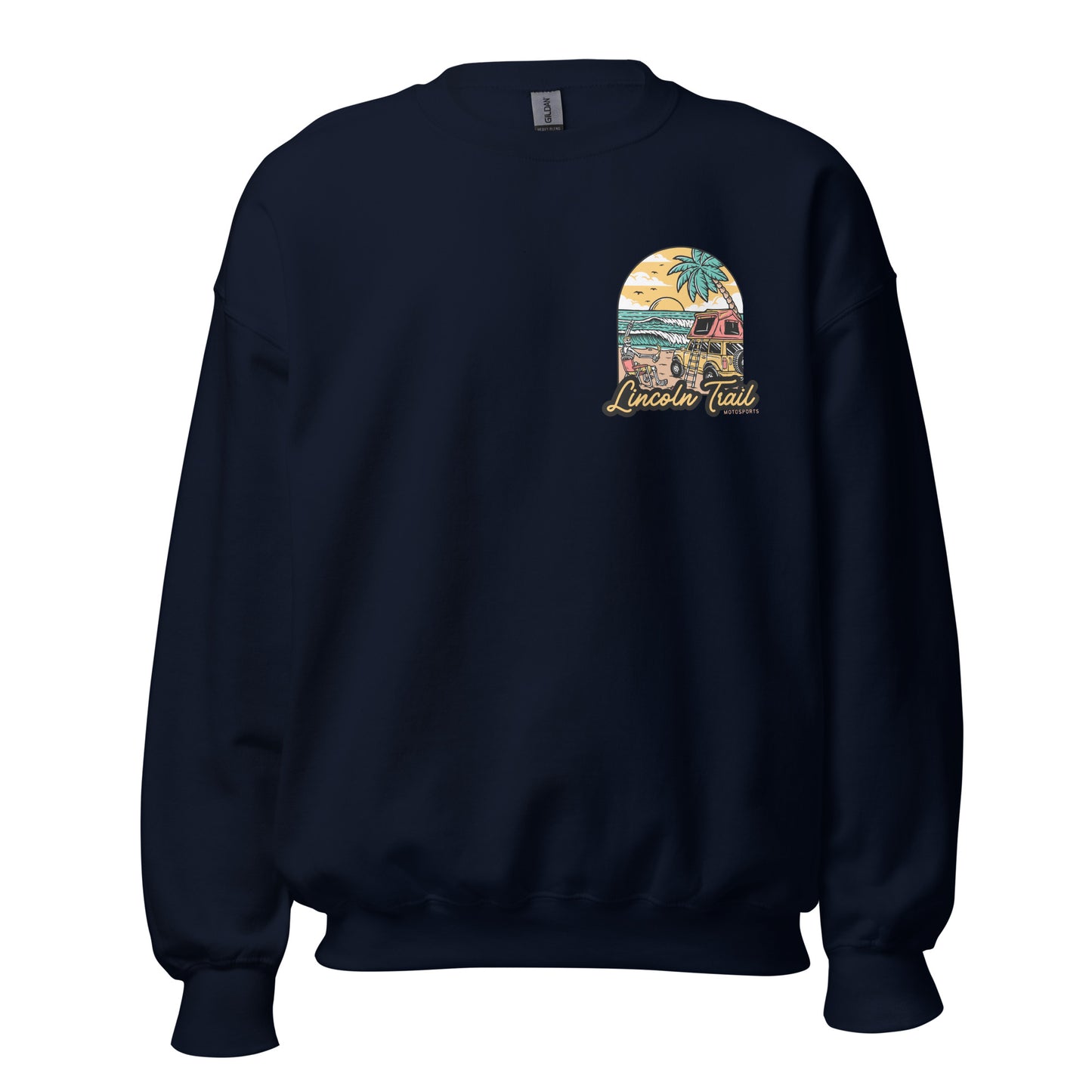 Lincoln Trail Good Times, Good Rides Crewneck Sweater