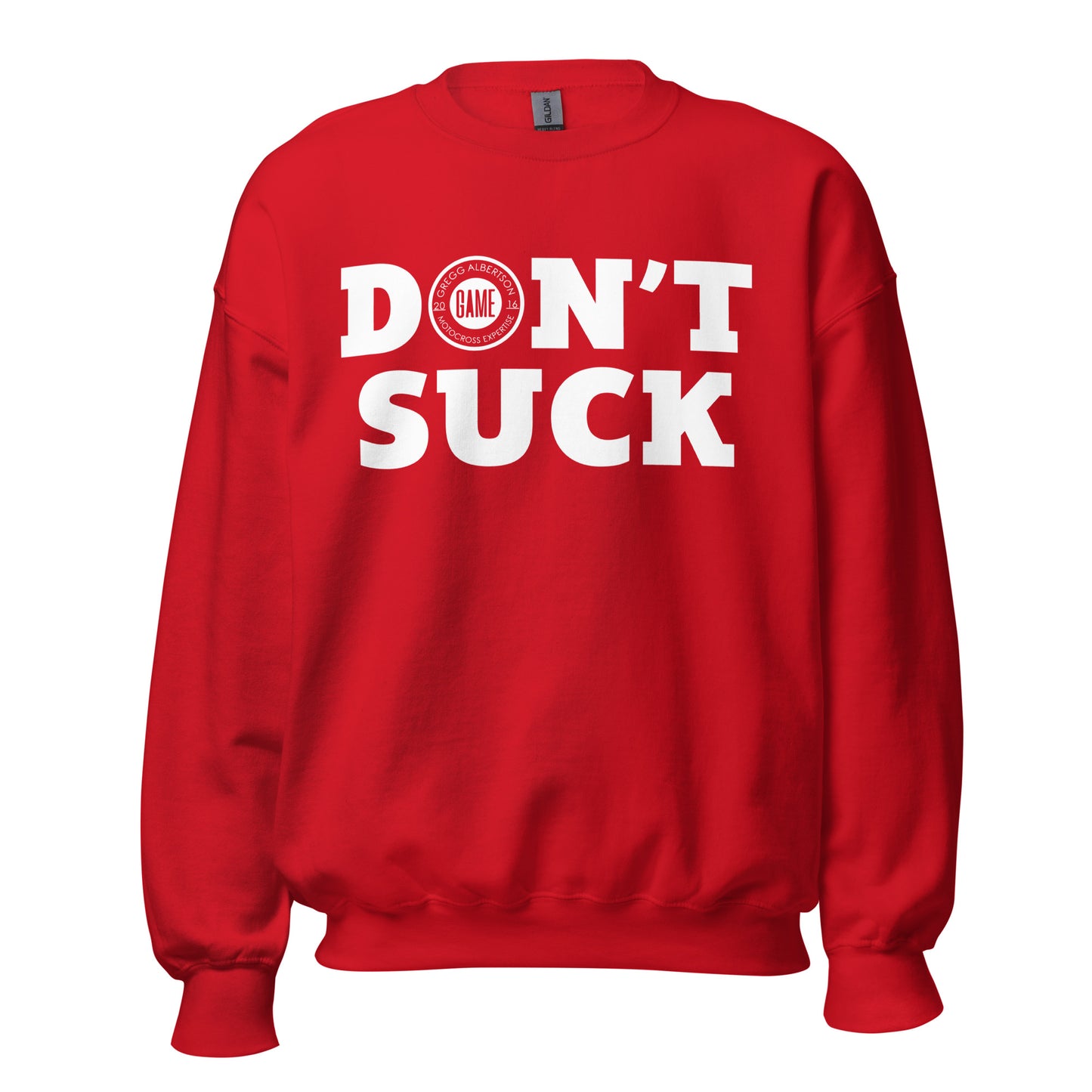 Game Moto Don't Suck Crewneck Sweater