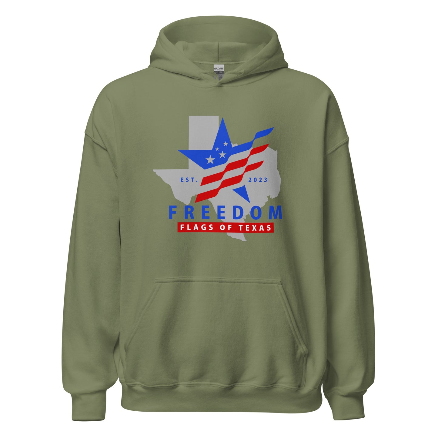 Freedom Flags of Texas Hoodie