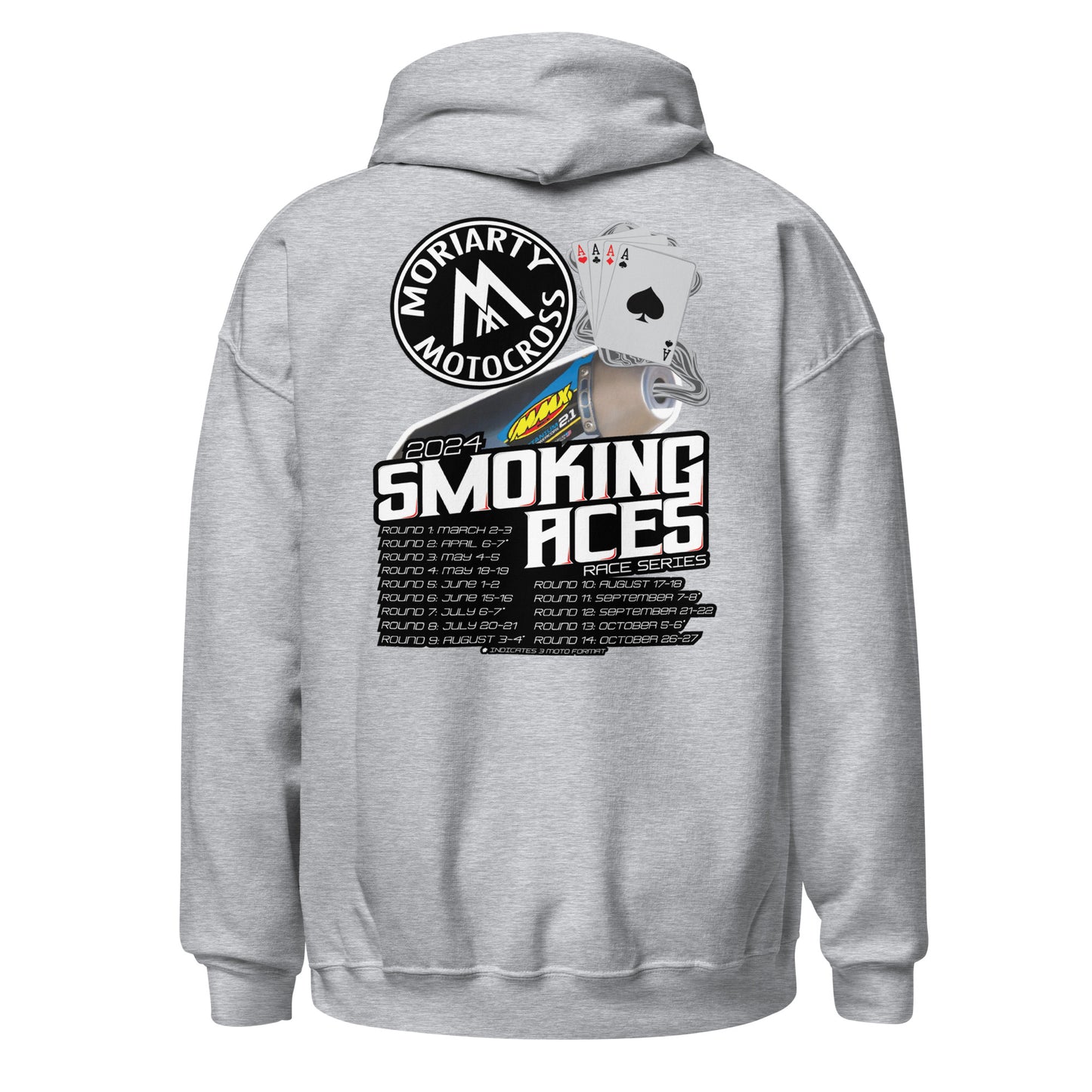 Moriarty MX Smoking Aces Unisex Hoodie