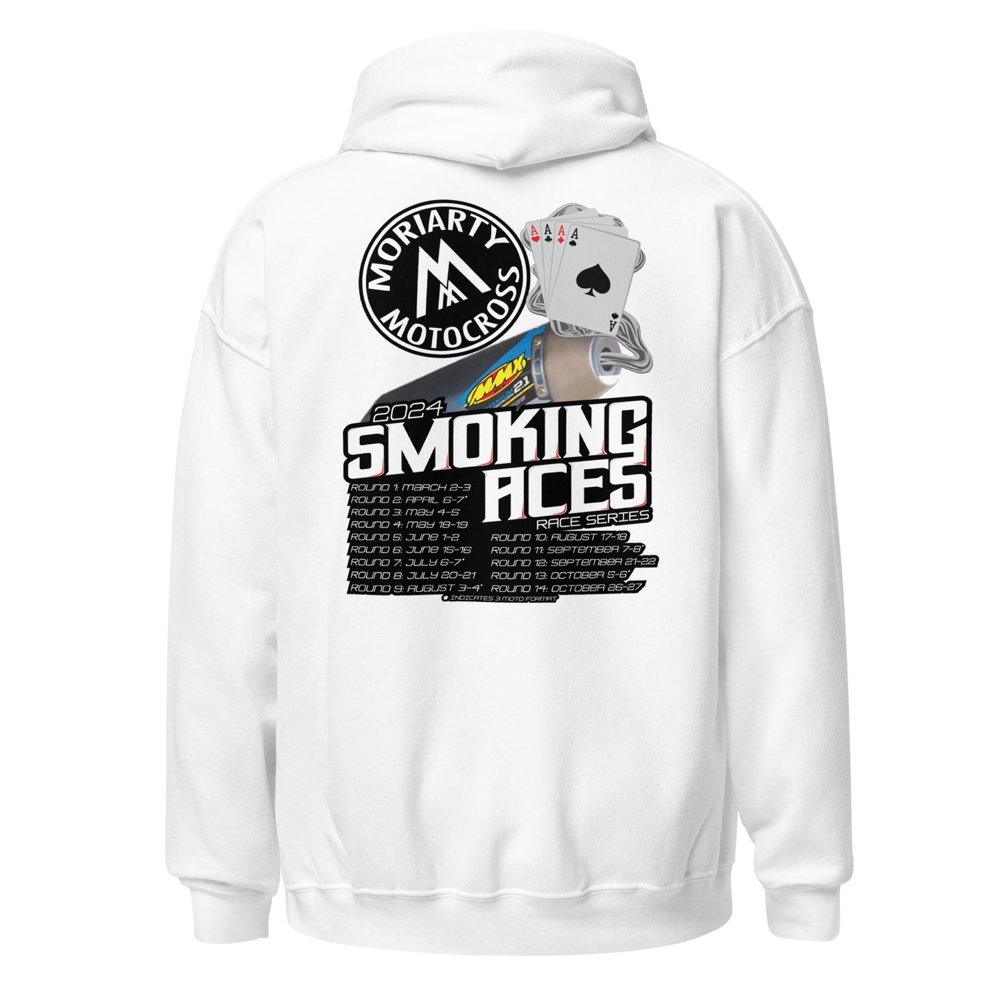 Moriarty MX Smoking Aces Unisex Hoodie