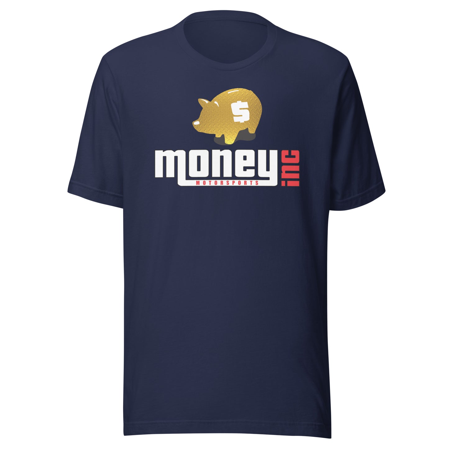 Money Inc. Motorsports Gold Plated Piggy T-Shirt