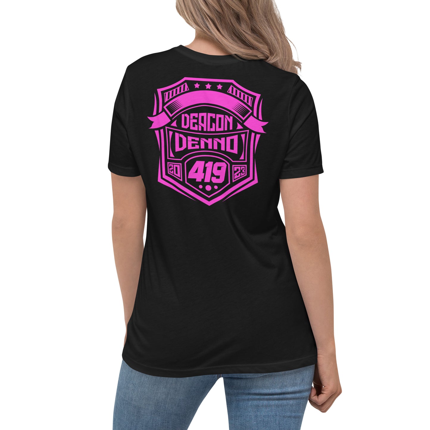 Deacon Denno Pink Loretta's Women's T-Shirt