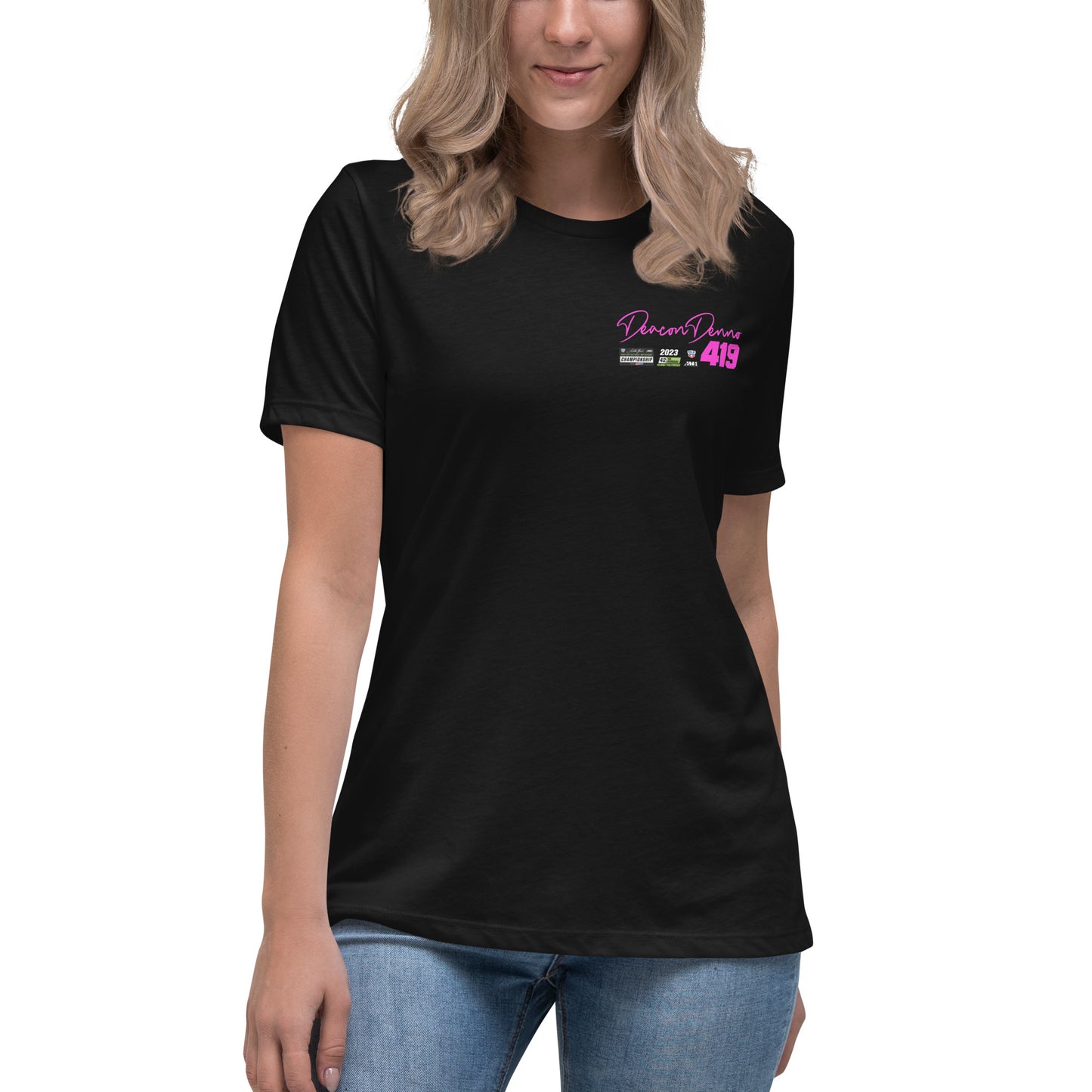 Deacon Denno Pink Loretta's Women's T-Shirt