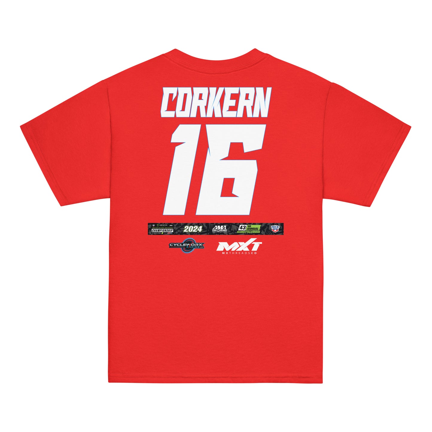 Casey Corkern Cycleworx Racing LL24 YOUTH Classic Tee