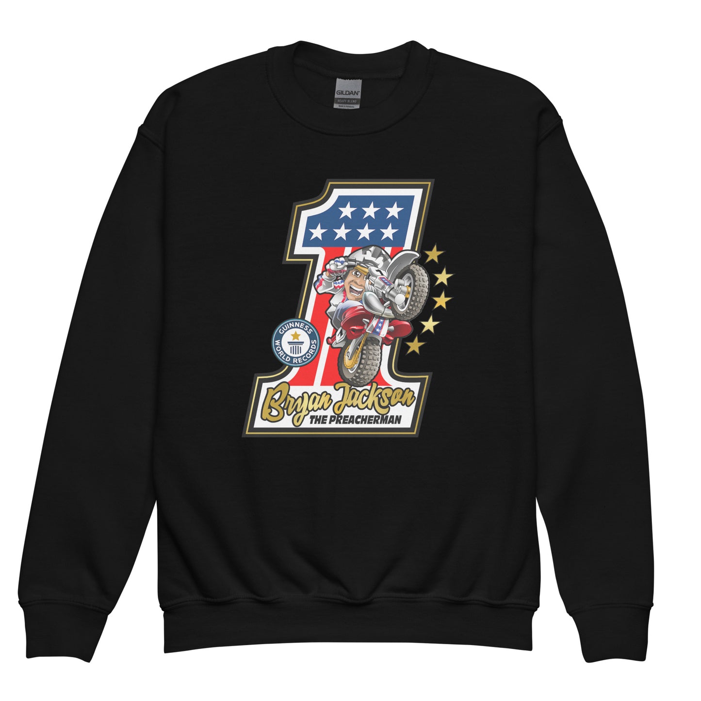 Bryan Jackson "The Wheelie King" YOUTH Sweatshirt