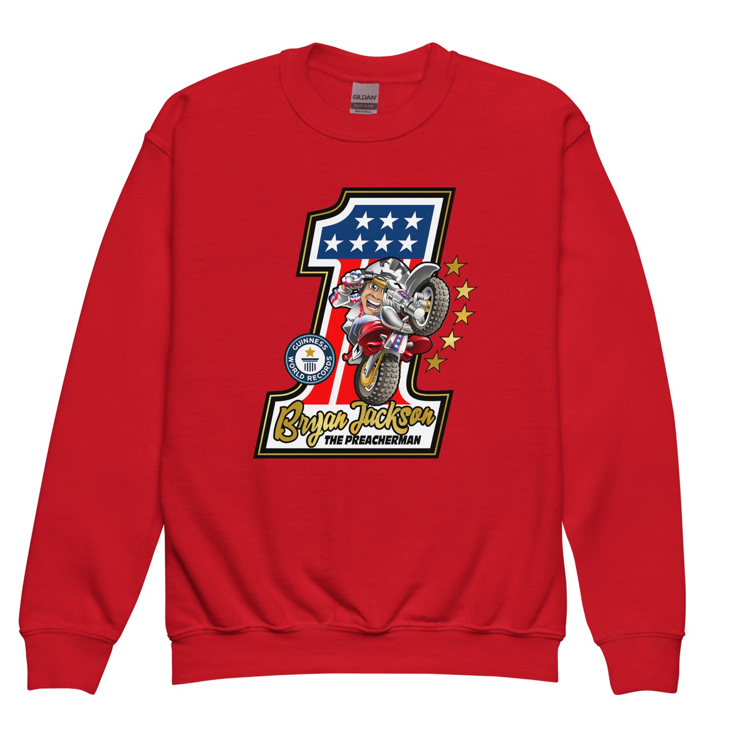 Bryan Jackson "The Wheelie King" YOUTH Sweatshirt