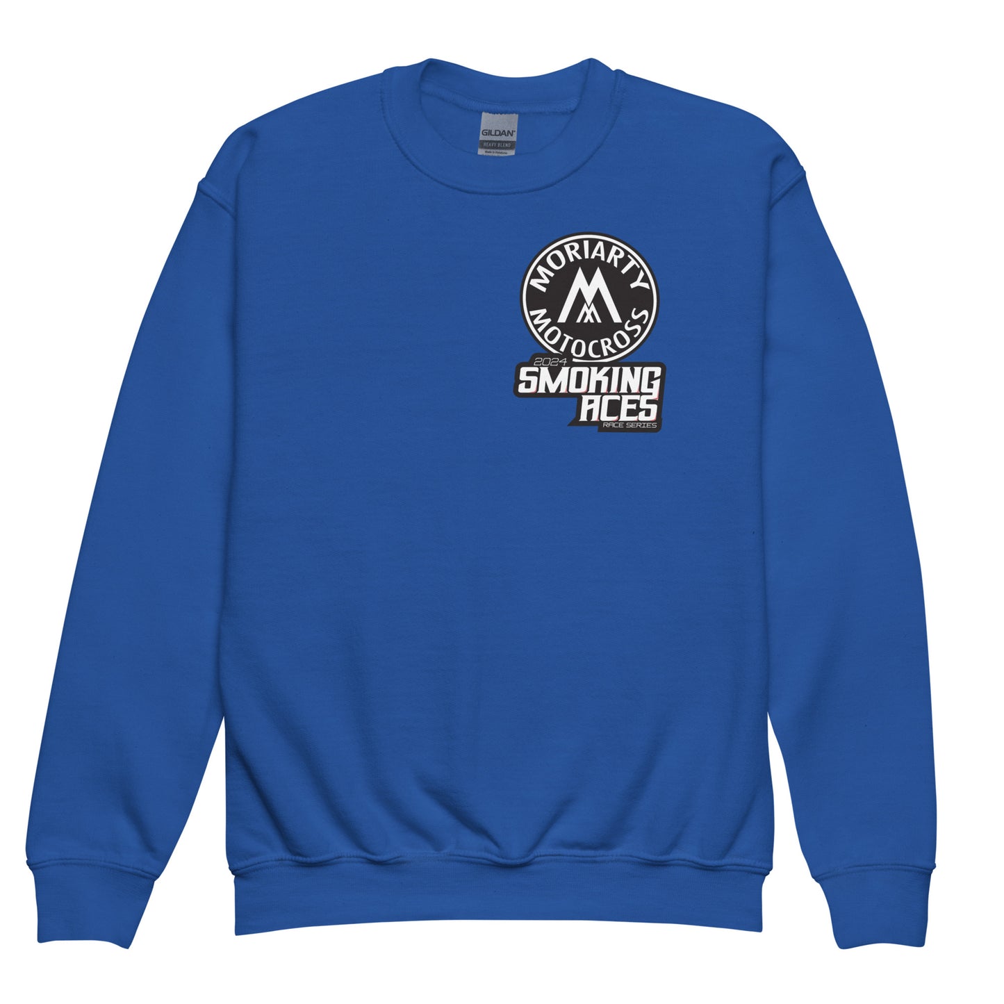 Moriarty MX Smoking Aces YOUTH Crewneck Sweatshirt