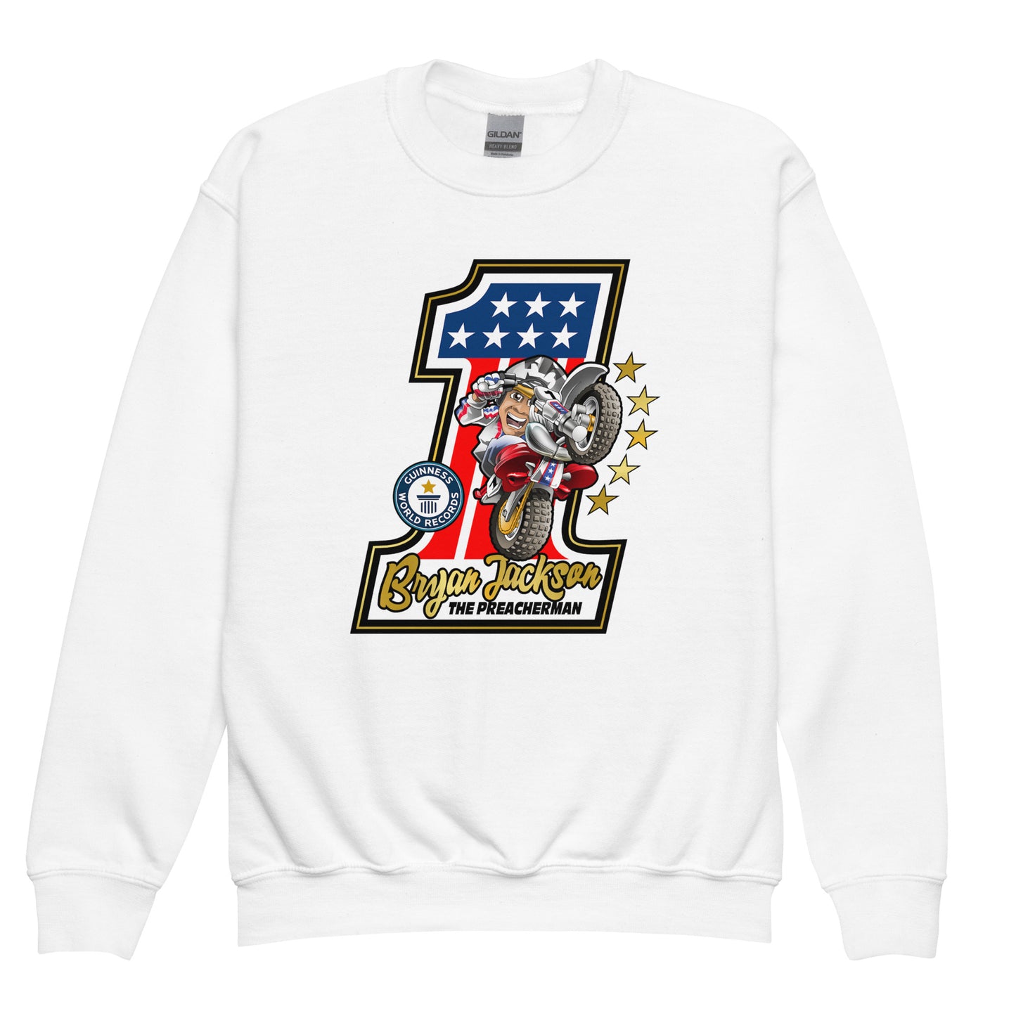 Bryan Jackson "The Wheelie King" YOUTH Sweatshirt