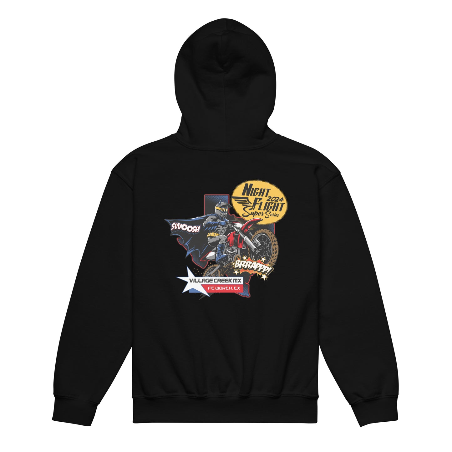 Village Creek 2024 Night Flight Super Series YOUTH Hoodie