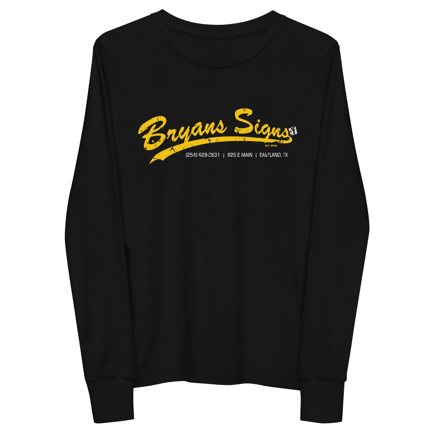 Bryan's Signs YOUTH Long Sleeve Tee