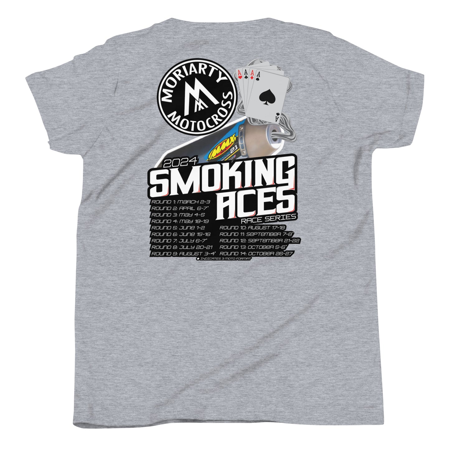 Moriarty MX Smoking Aces YOUTH T-Shirt