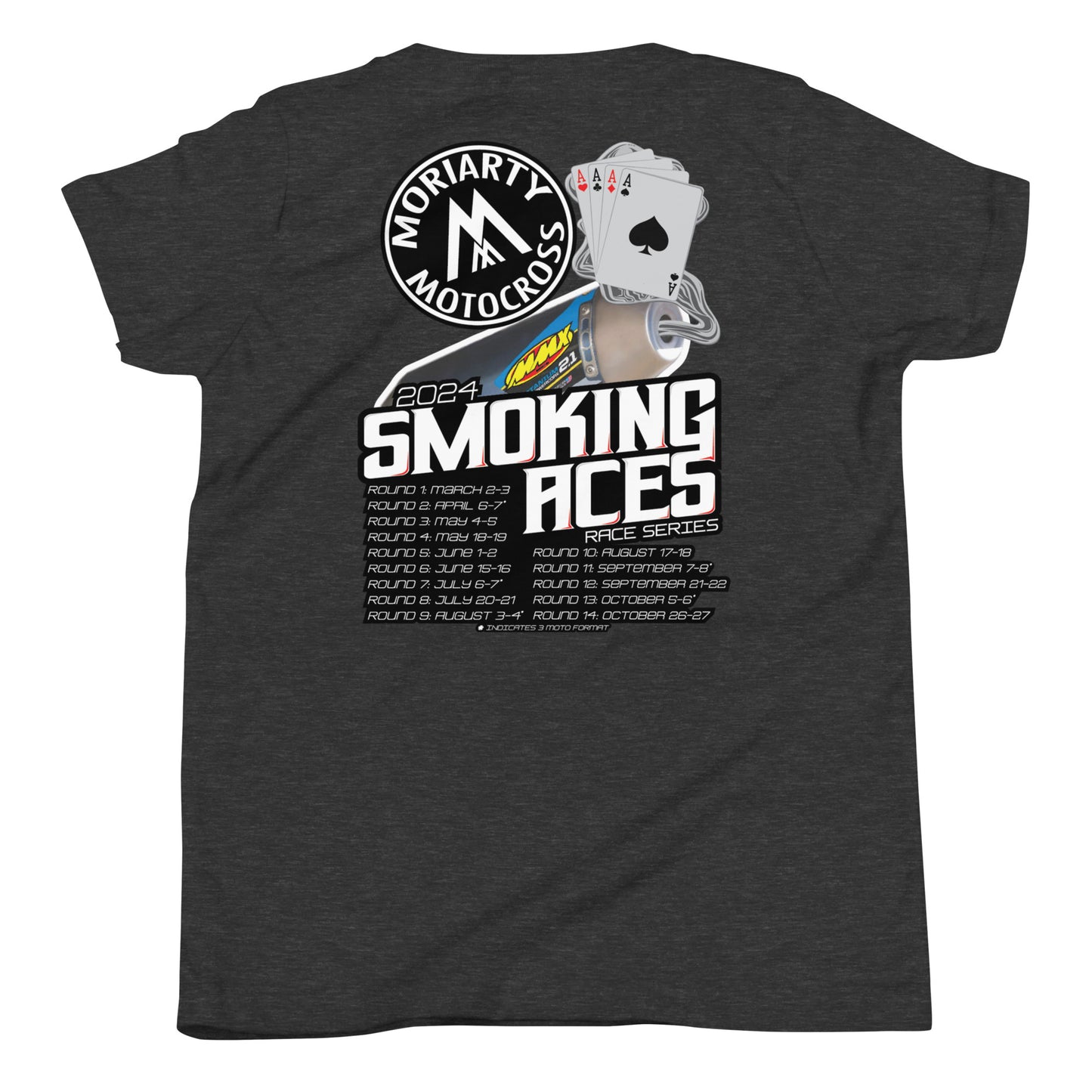 Moriarty MX Smoking Aces YOUTH T-Shirt